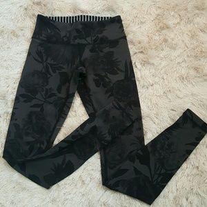 Floral print lululemon leggings